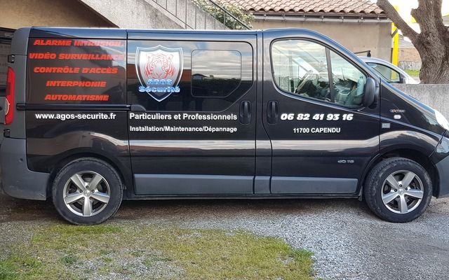 Camion AGOS Sécurité — vue latérale